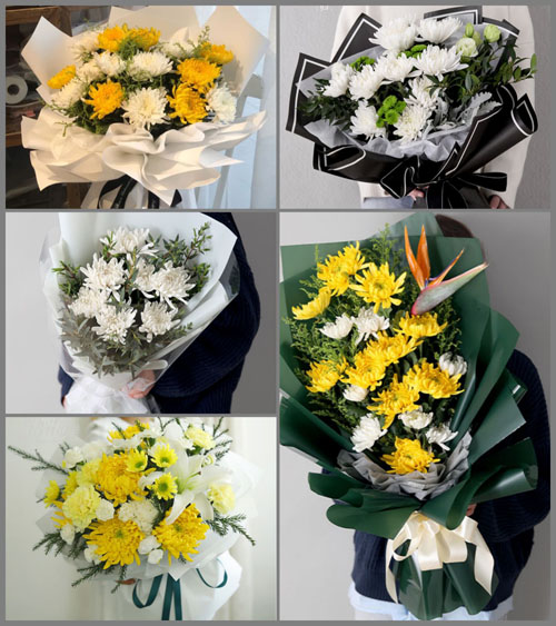 河南焦作孟州市西虢镇西沃村白事花束代送